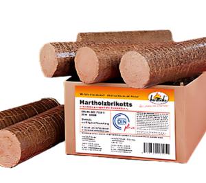 hardbriks® Hartholzbriketts Buche im Karton 7,5 Ø cm 756kg