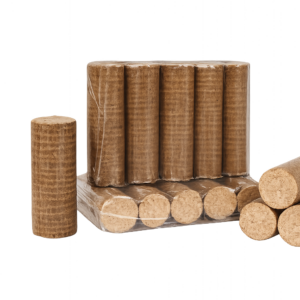 hardbriks® Hartholzbriketts Buche in Folie 9 Ø cm - 800kg, 80Pakete